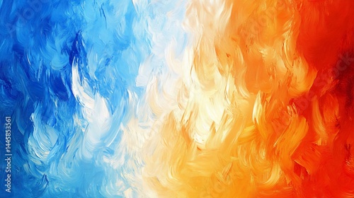 Abstract blend of vibrant colors