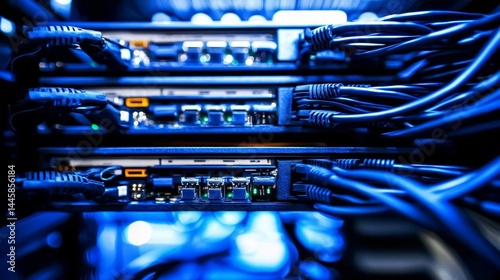 High-performance gigabit Ethernet switch for seamless networking.