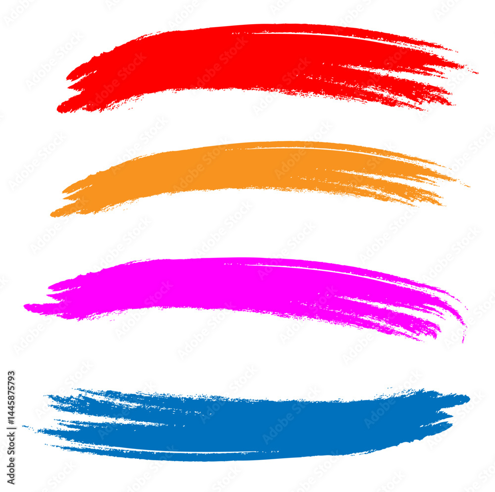 Obraz premium shape grunge vector art design set on white background.