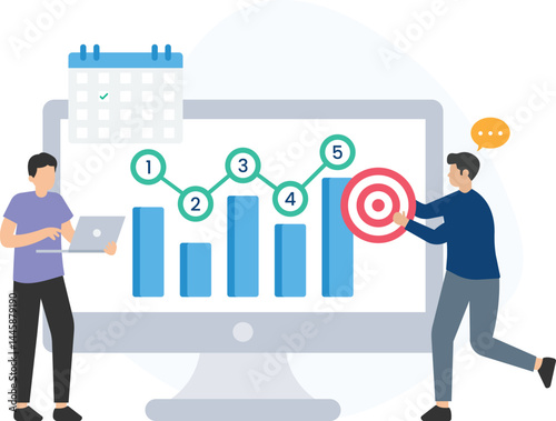 : Sales target or revenue goal, sales forecasting or performance projections, target setting or goal alignment, key performance indicators (KPIs) or sales metrics, quarterly goals or annual objectives