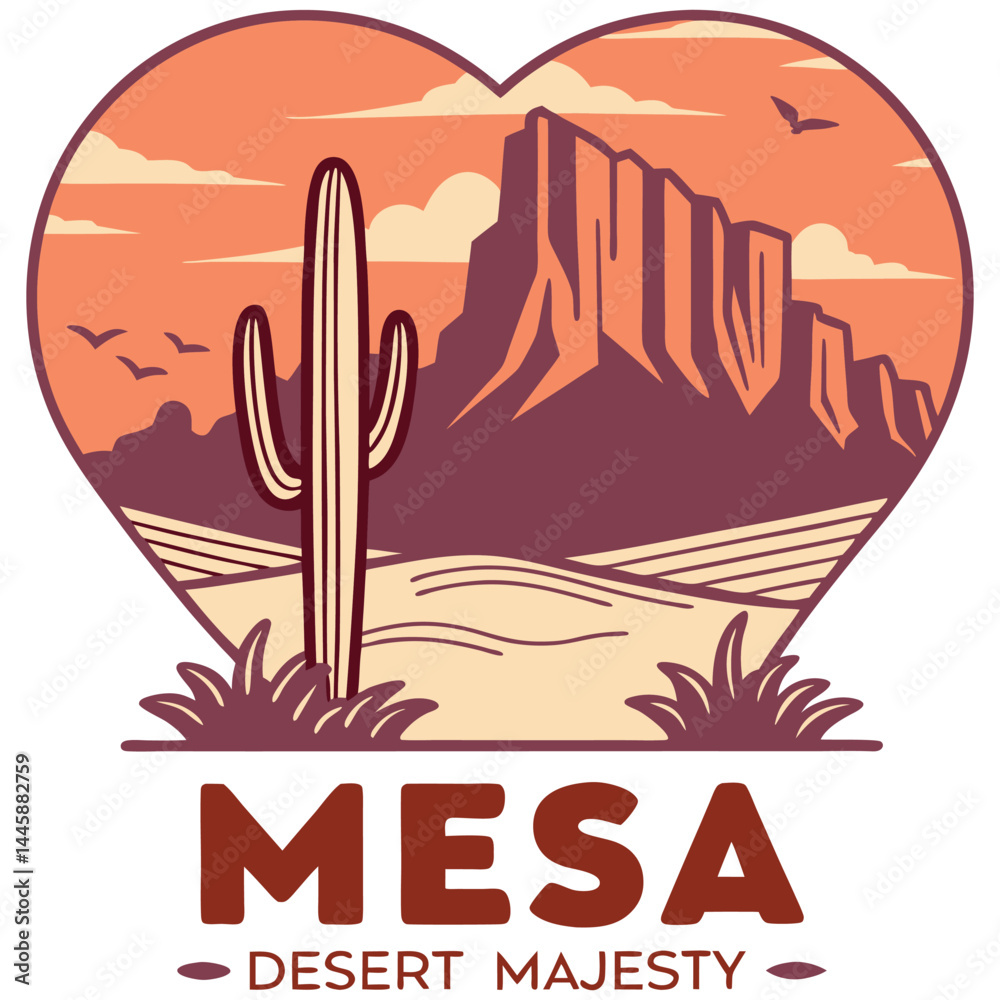 Fototapeta premium Mesa Desert Majesty
