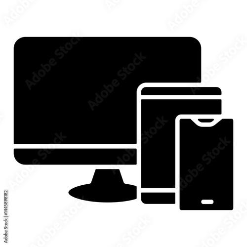 Responsive Simple Icon Vector Illustration Concept