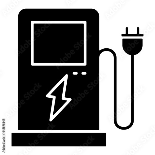 Charging Simple Icon Vector Illustration Concept