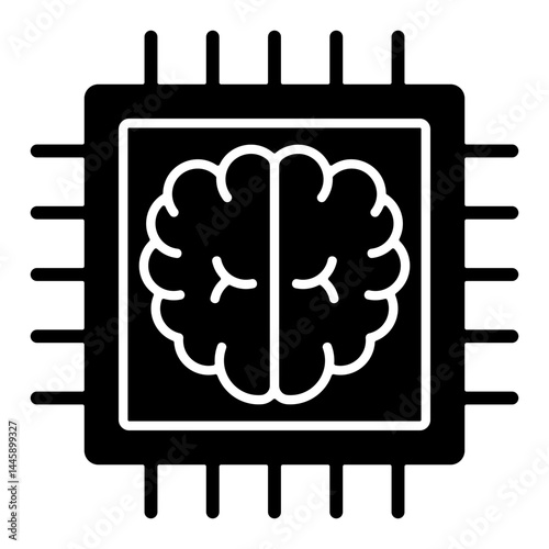 Chip Simple Icon Vector Illustration Concept