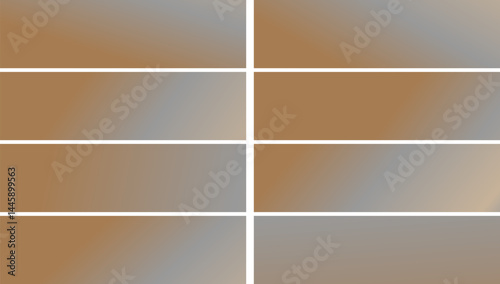 Gradient rectangles, brown and gray, abstract design with copy space
