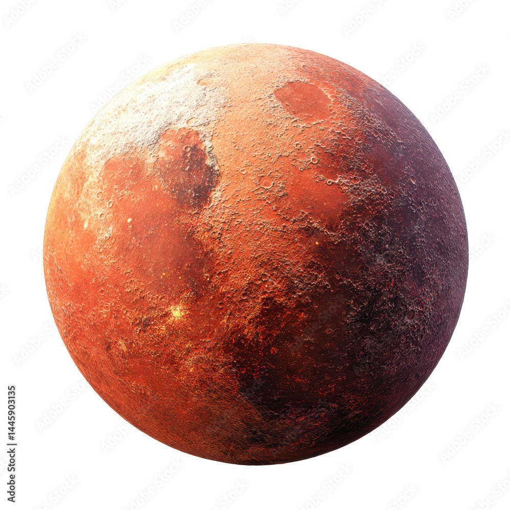 Obraz premium planet earth isolated on white