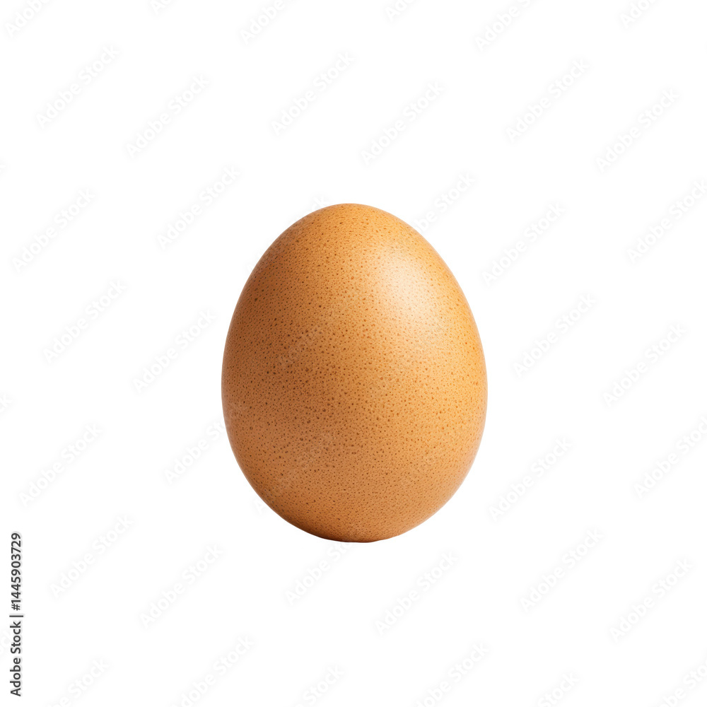 Single brown egg isolated on transparent background Single brown egg isolated on transparent background