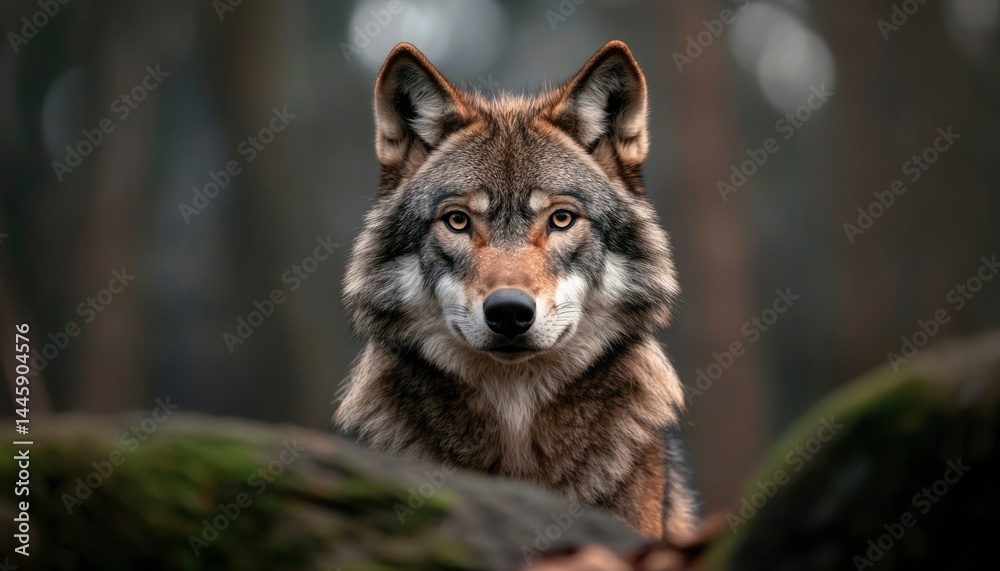 Wolf in forest Wolf in forest