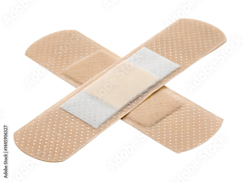 Obraz na płótnie Adhesive Bandage for Wound Care Isolate on transparent background cutout, PNG file, Cutout file w salonie