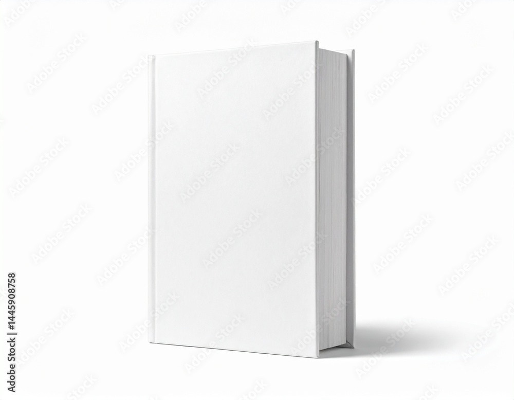 blank book isolated on white