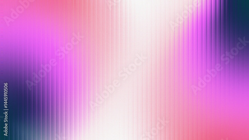 Glass Distortion Gradient Background – Vertical Striped Pink Purple Abstract Texture with Glossy Glass Effect for Branding and Digital Design