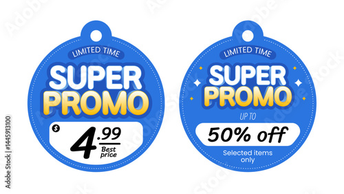 Tags and labels for products with offer, discount, promotion, best price. With white space to mark the price.