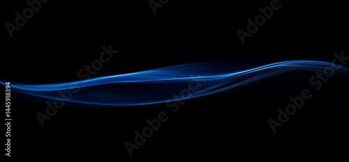 Abstract Blue Flow