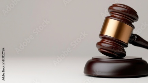 Wooden gavel, symbol of justice