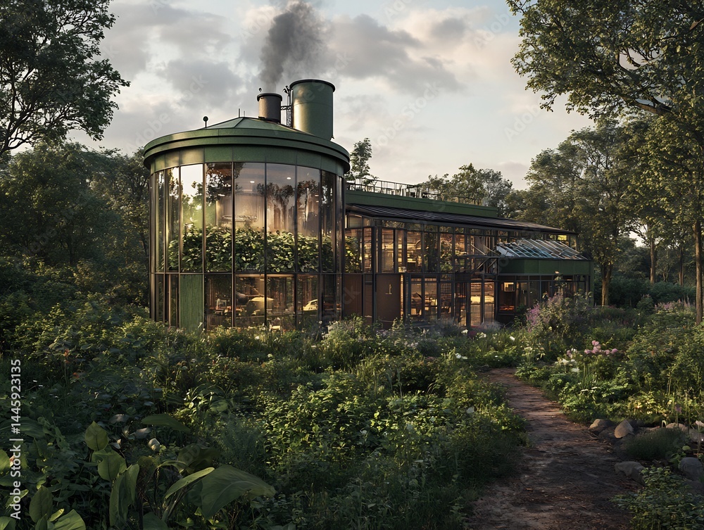 block Community composting facility integrated into a residential green building block Community composting facility integrated into a residential green building