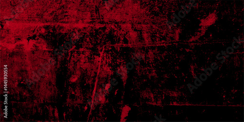 Old red color wall background and dirty rustic fire red texture. Grungy red canvas marble texture background. Vintage texture of plaster or grungy marble. Abstract background with distressed rough