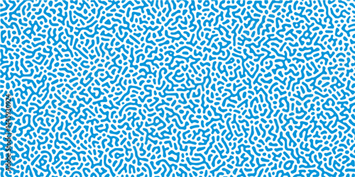 Linear design with biological shapes. Algorithm psychedelic background with abstract Reaction-diffusion Turing pattern. Organic lines in Memphis. Dynamic Patterns of Nature An In-Depth Exploration
