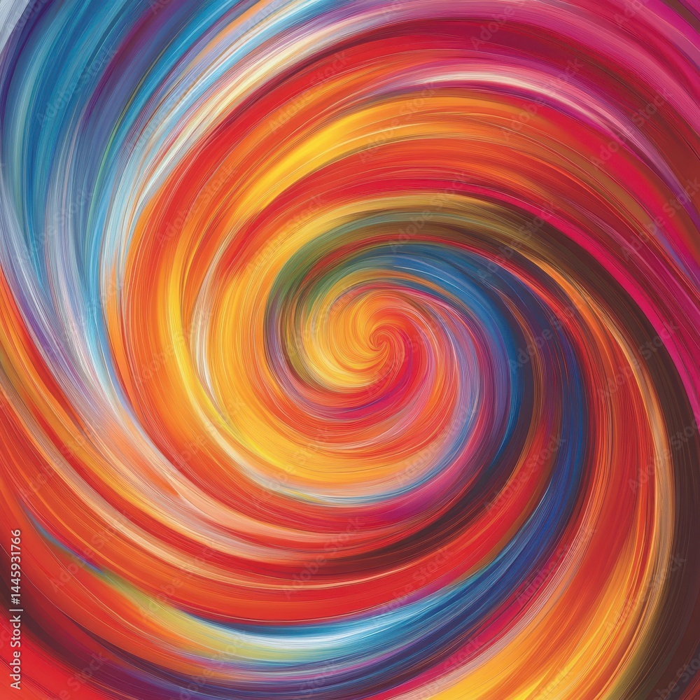Obraz premium Vibrant Colorful Swirl Abstract Background