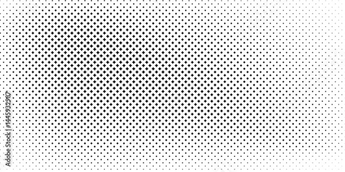 Black-white gradient halftone dots background. Pop art in vector illustration for your creative design. modern eps10