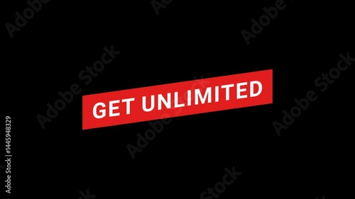 Get unlimited Red Banner Animation