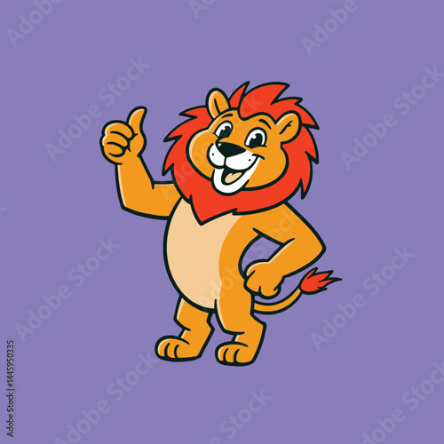lion cartoon character
