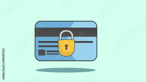 Bank payment security lock