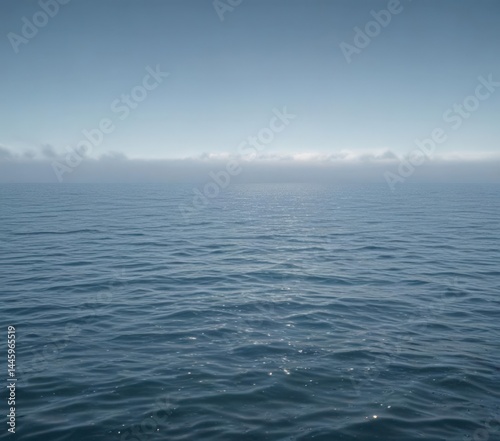 Wallpaper Mural Subtle light blue gradient, calming ocean effect, horizon, gradient, gentle Torontodigital.ca