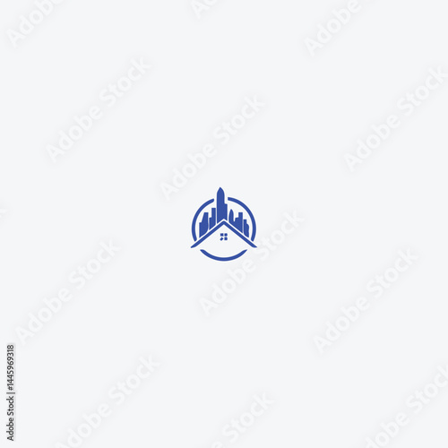 Home Building Business property Logo