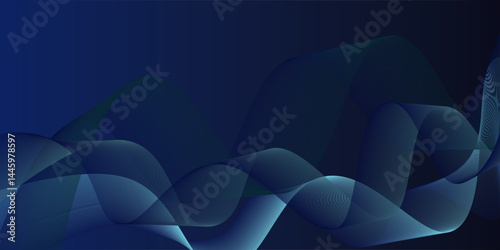business background lines wave abstract stripe design. Abstract wave element for design. Digital frequency track equalizer. Stylized line art background. Vector illustration. 