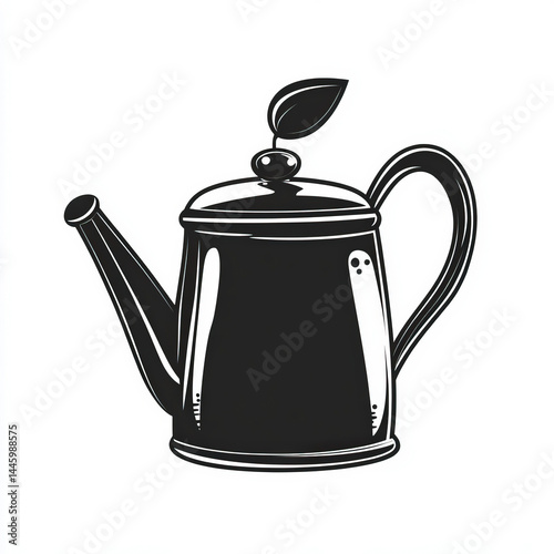 watering can silhouette , b...