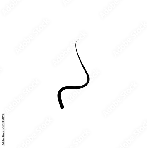 strands of hair icon vector illustration