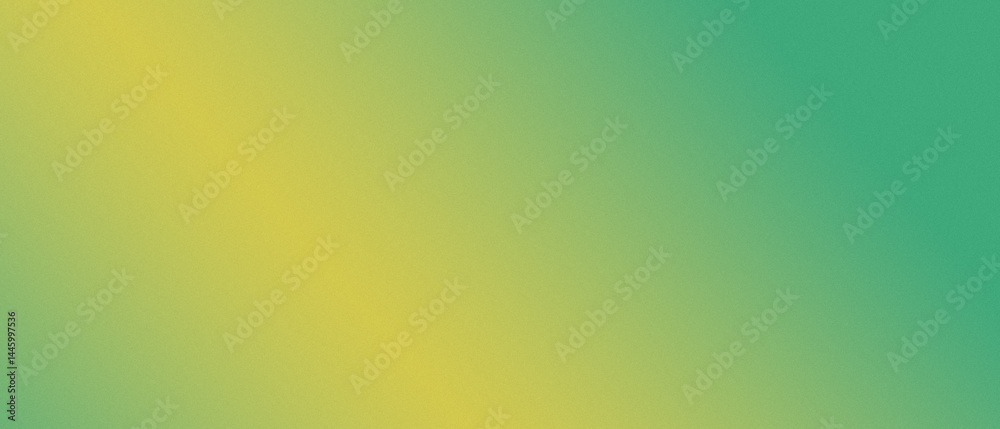 Yellow Green Lemon grainy background. Abstract noisy textured banner header design.