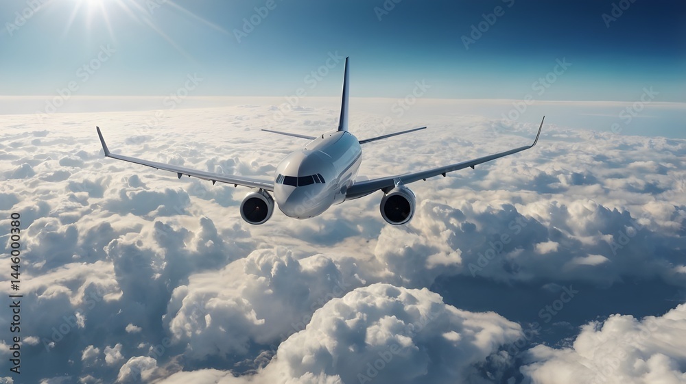 Fototapeta premium airplane in flight