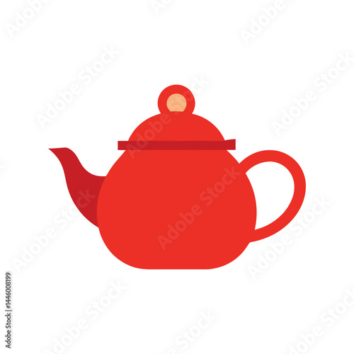 a-chinese teapot vector