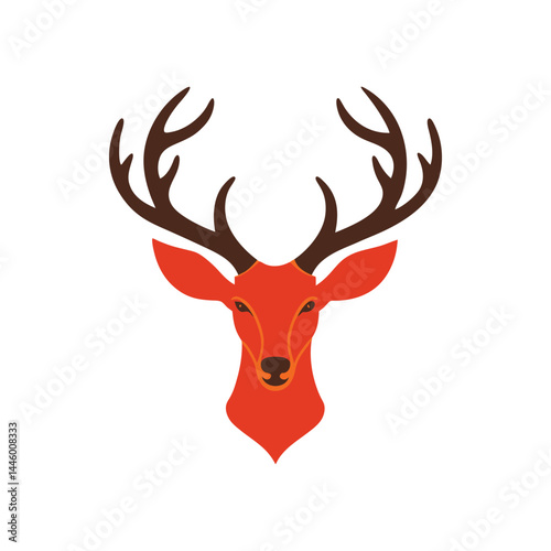 deer antlers vector