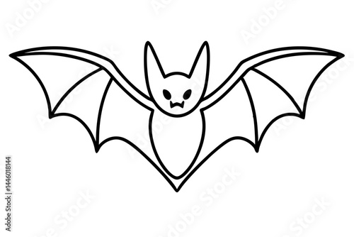 Flying Bat Vector