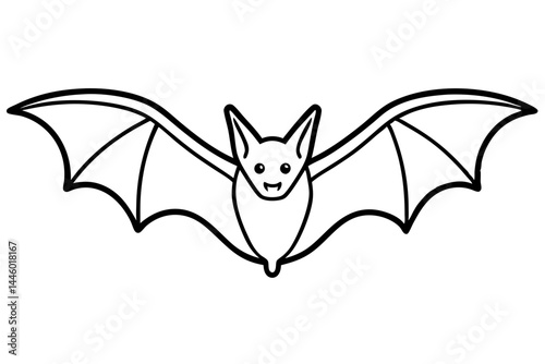 Flying Bat Vector