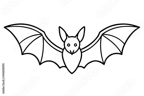 Flying Bat Vector