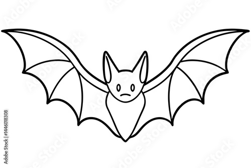 Flying Bat Vector