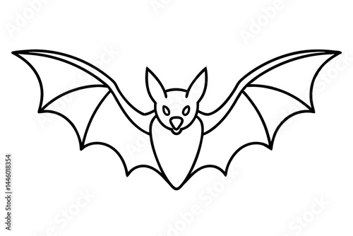 Flying Bat Vector