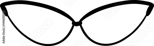 Cat-Eye Glasses with Sharp Angular Design