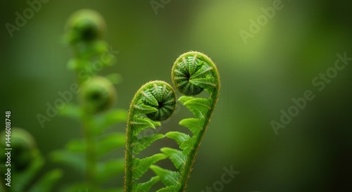 close up of fern