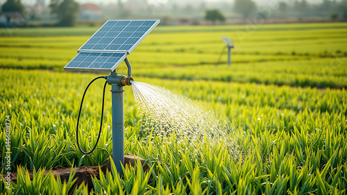 Solar-Powered Irrigation System for Sustainable Agriculture
