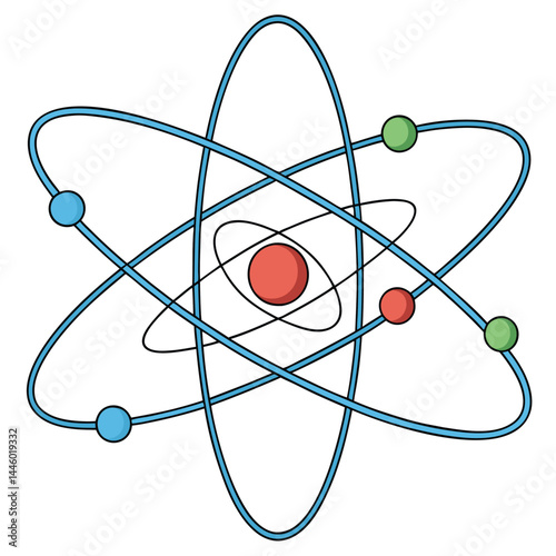 Exploring the Atom A Simplified Illustration of Atomic Structure
