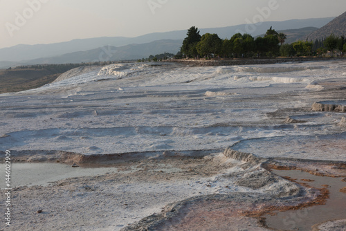 Fototapeta Naklejka Na Ścianę i Meble -  Türkey Pamukkale on a sunny spring day