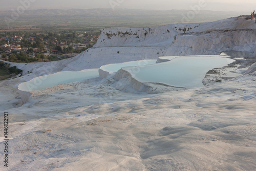 Fototapeta Naklejka Na Ścianę i Meble -  Türkey Pamukkale on a sunny spring day