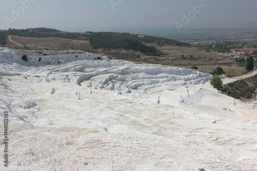 Fototapeta Naklejka Na Ścianę i Meble -  Türkey Pamukkale on a sunny spring day