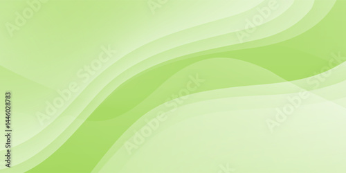 Abstract green color background. Dynamic shapes composition. Can be used for posters,