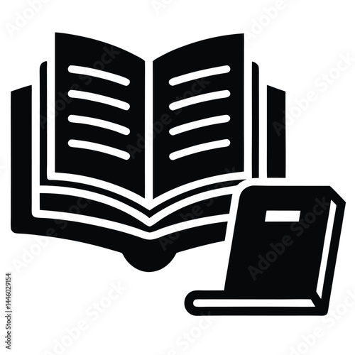 librarian element isolated catalog computer screen on white background