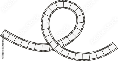 Circular line of film strips.